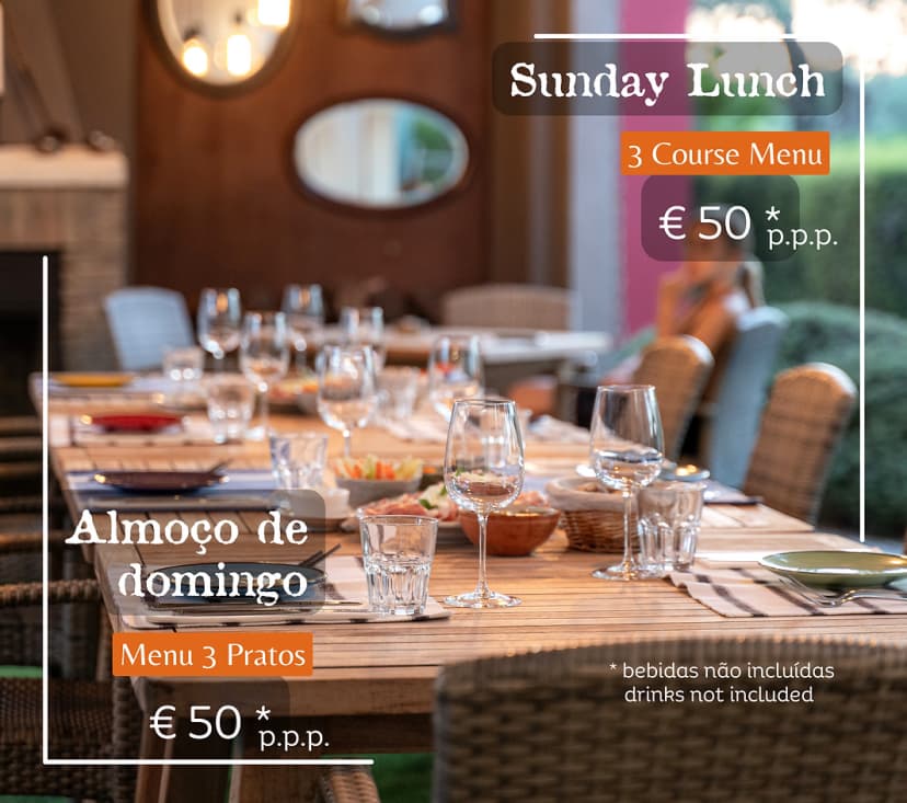 Almoços de Domingo na Fazenda Nova, hotel boutique no Algarve